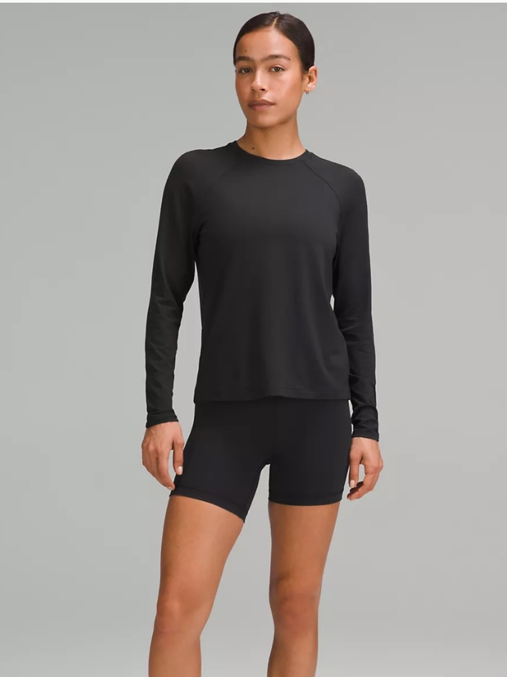 lululemon athletica Black Long-Sleeve Performance Top